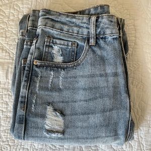 NBW Cute boyfriend wide leg jean